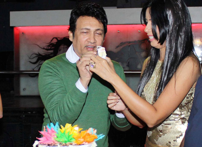Shekhar Suman and Rozlyn Khan 