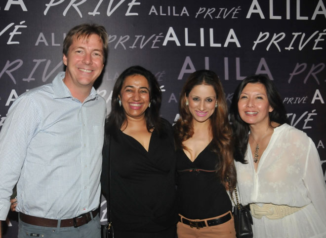 Frederic Flageat Simon, CEO, Alila Hotel & Resorts, Anu Ranjan, Roobal Nagi and Doris Goh 