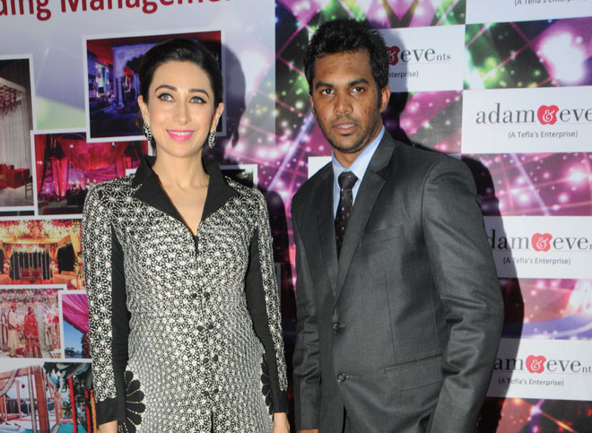 Aseem Singh with Karishma Kapoor