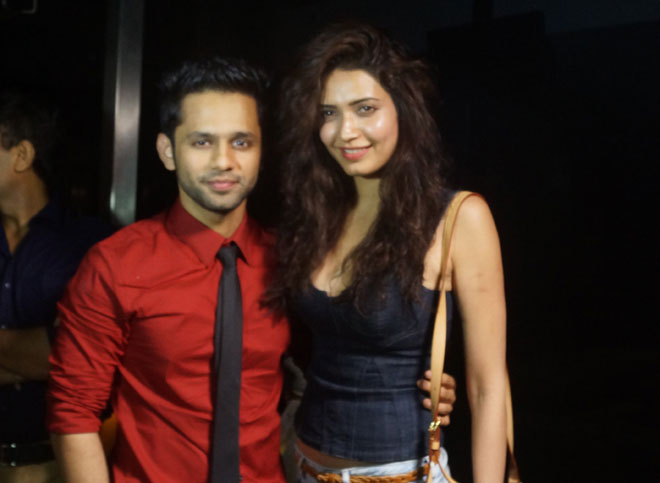 Rahul Vaidya with Karishma Tanna 