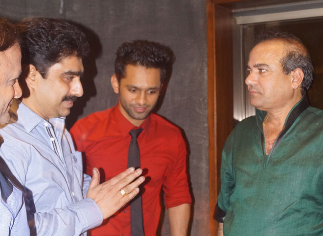 Rahul Vaidya with Suresh Ishwar Wadkar