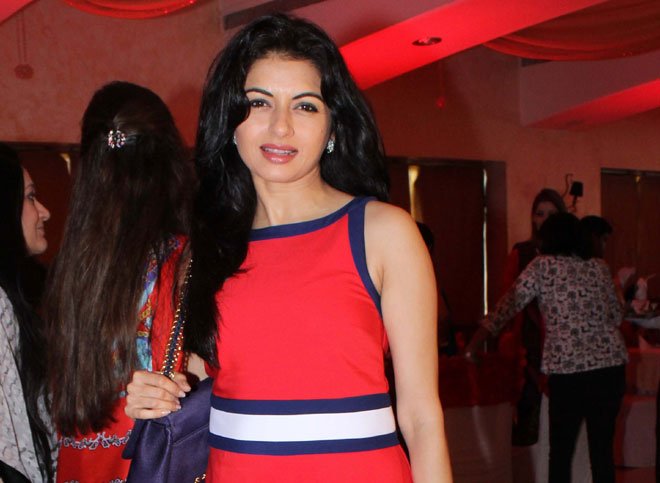 Bhagyashree at Anu Ranjan's birthday party