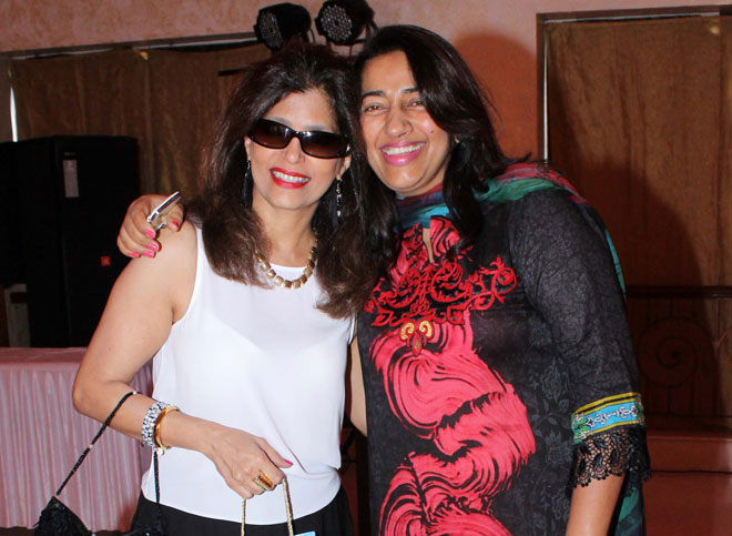 Bina Aziz, Anu Ranjan at Anu Ranjan's birthday party