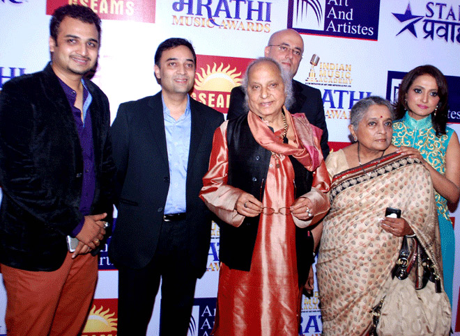 Kartik, Arjun, Pandit Jasraj and Durga Jasraj