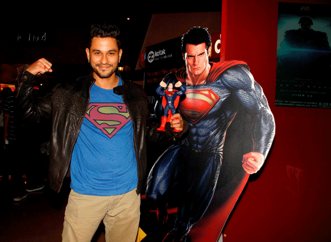 Kunal Khemu at Man of Steel Premier