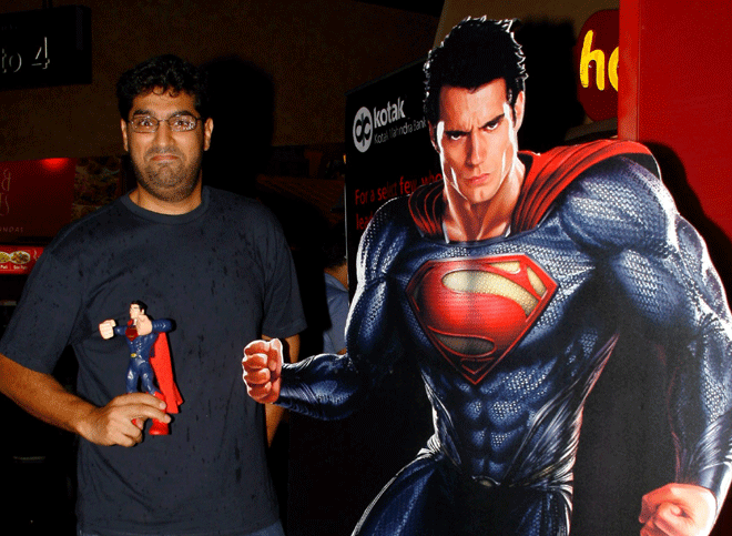 Kunal Roy Kapoor at Man of Steel Premier