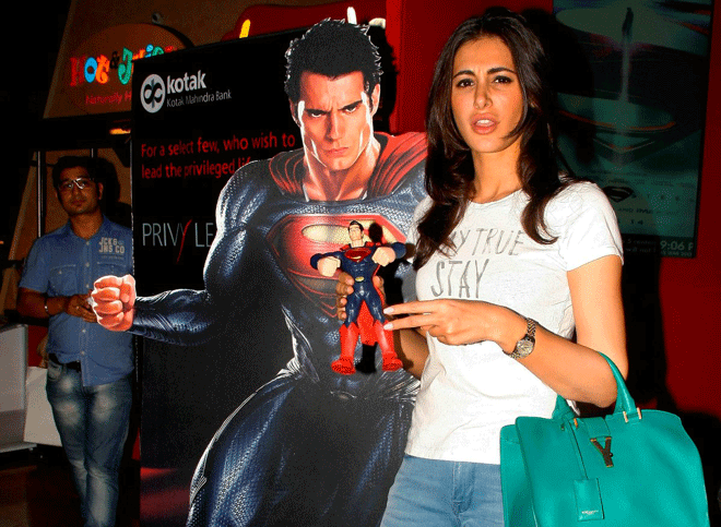 Nargis Fakhri at Man of Steel Premier