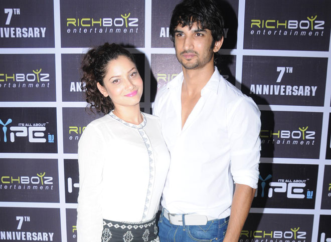 Ankita Lokhande with Sushant Singh Rajput