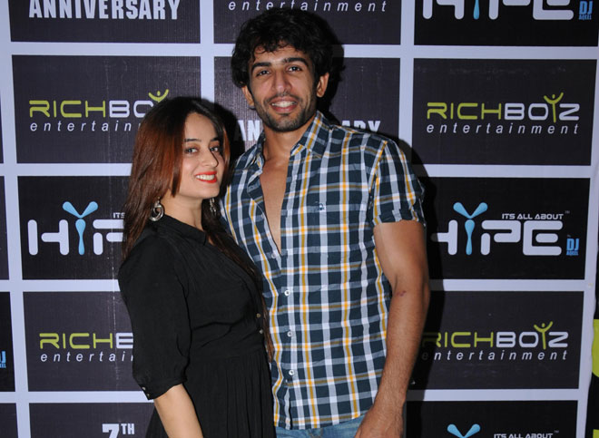 Mahhi Vij with Jay Bhanushali