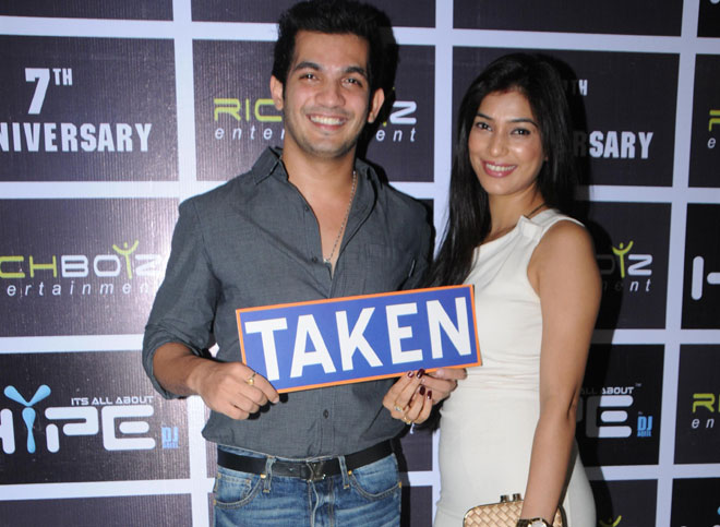 Arjun Bijlani with Neha Swamy