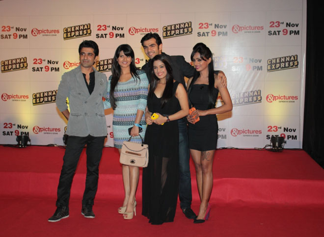 Eijaz Khan, Kratika Sengar, Karan V Grover, Parul Chauhan and Shrishty Rode at Zee TV's Success Bash