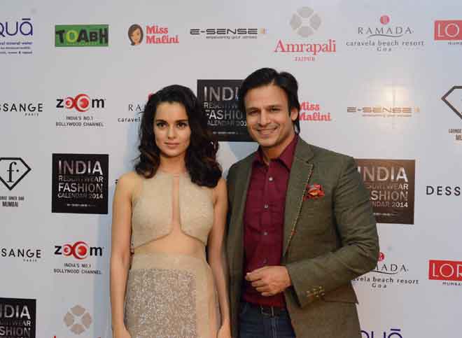 Kangana Ranaut and Vivek Oberoi