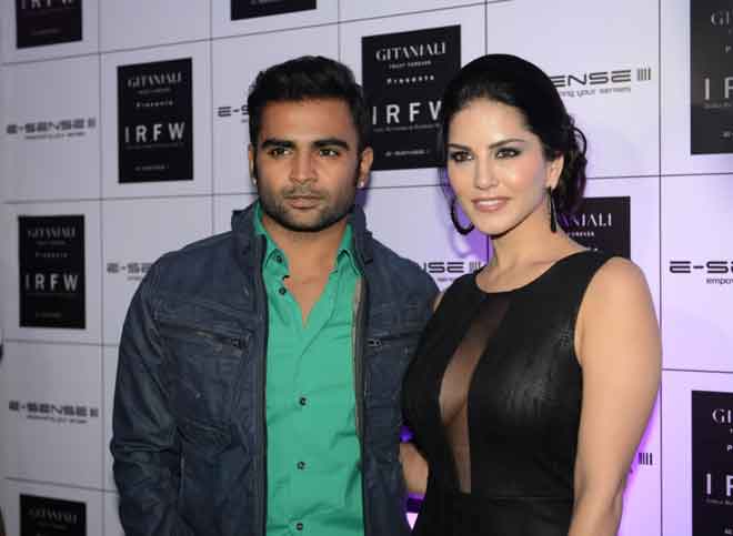 Sachin Joshi and Sunny Leone