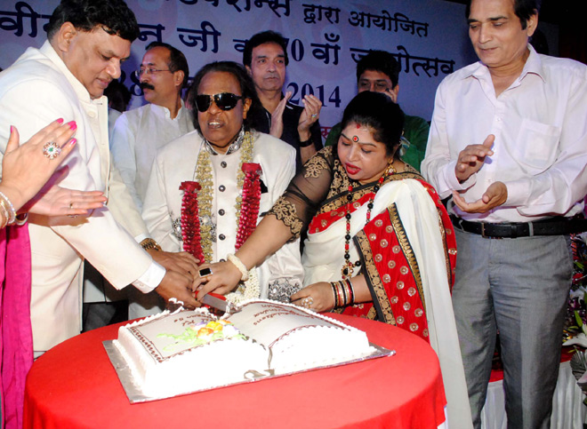 Ravindra Jain and Deevya Jain 