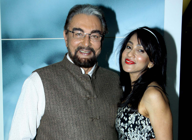 Kabir Bedi and Chandi Perera 
