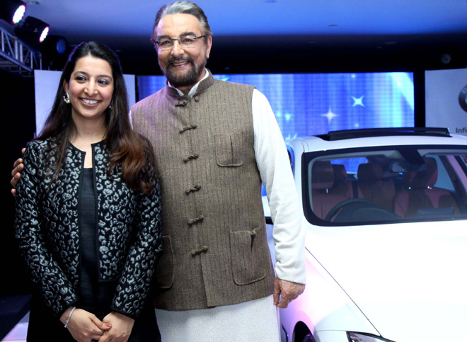 Puja Choudary and Kabir Bedi