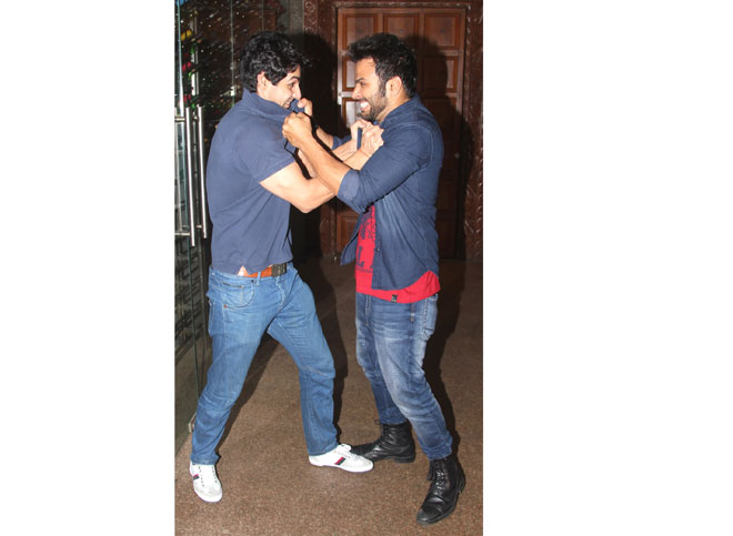 Karan Wahi and Rithwik Dhanjani share a moment 