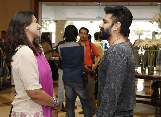 Eijaz Khan with a Guest