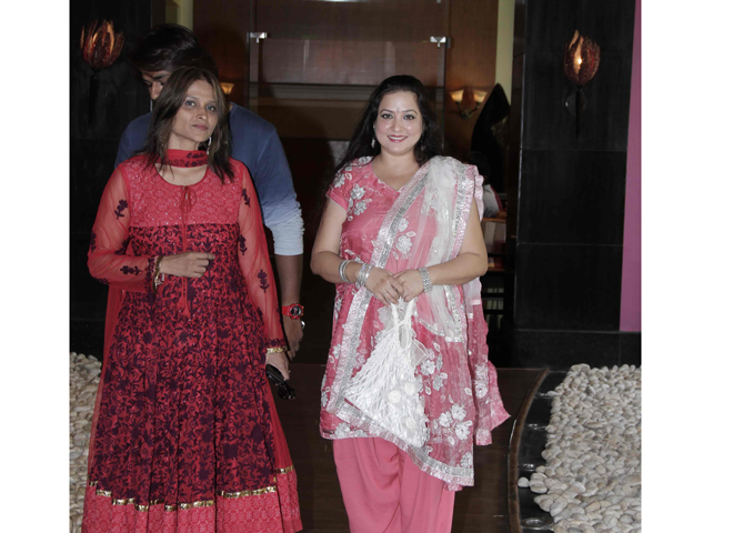 Surbhi Tiwari with a guest